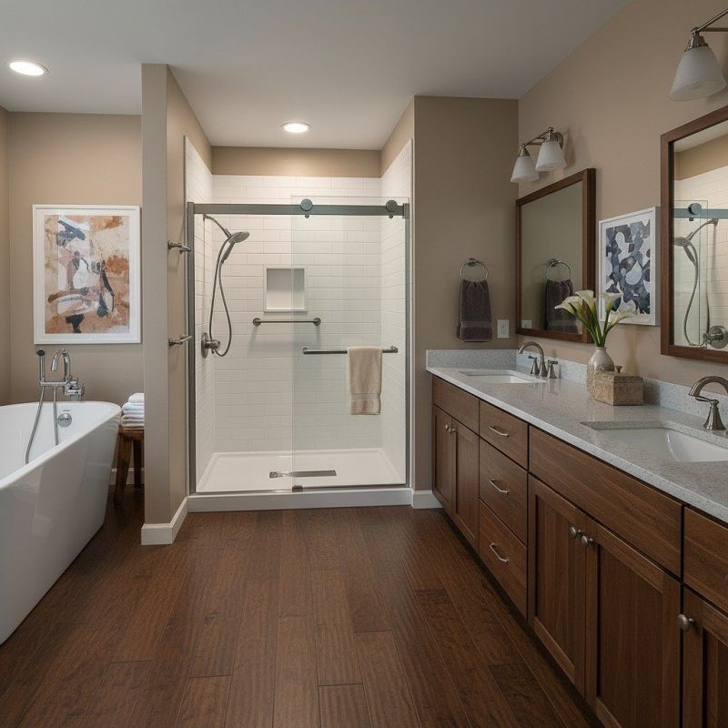 Walk-In Tub Installation For Aging-In-Place Bathroom Designs