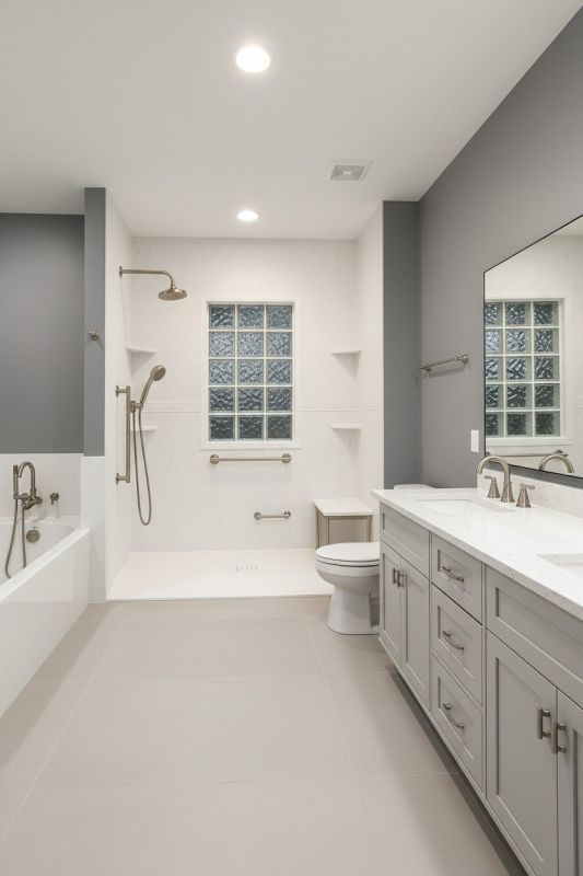 Walk-In Tub Installation For Aging-In-Place Bathroom Designs